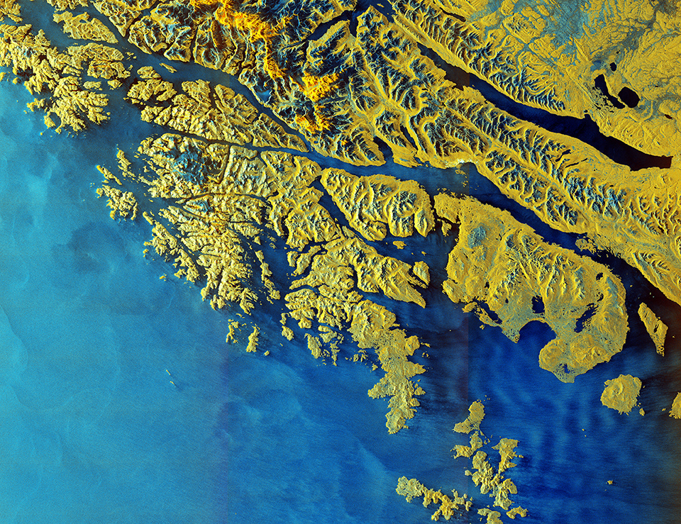 Tierra del Fuego captured by Sentinel-1D. Credit: ESA
